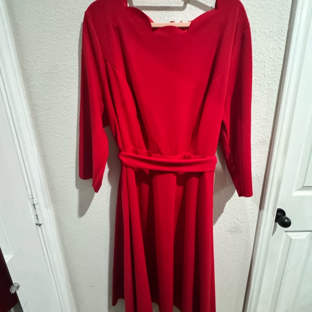 Elegant Red Women's Dress